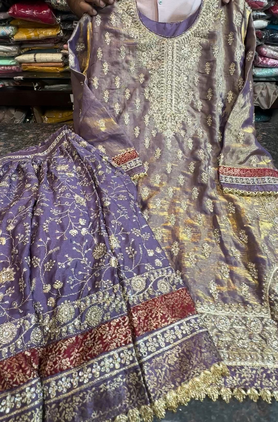 Heavy Shimmer Gharara