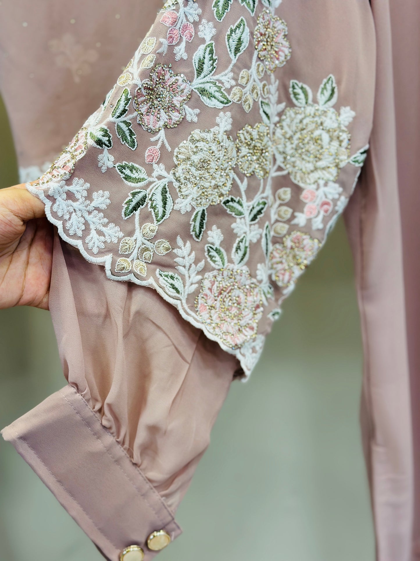 Floral Charm Plus Size 3-Piece Suit
