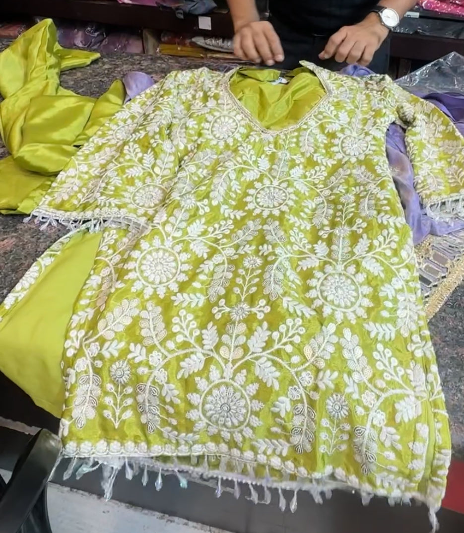 Beautiful embroidered cordset