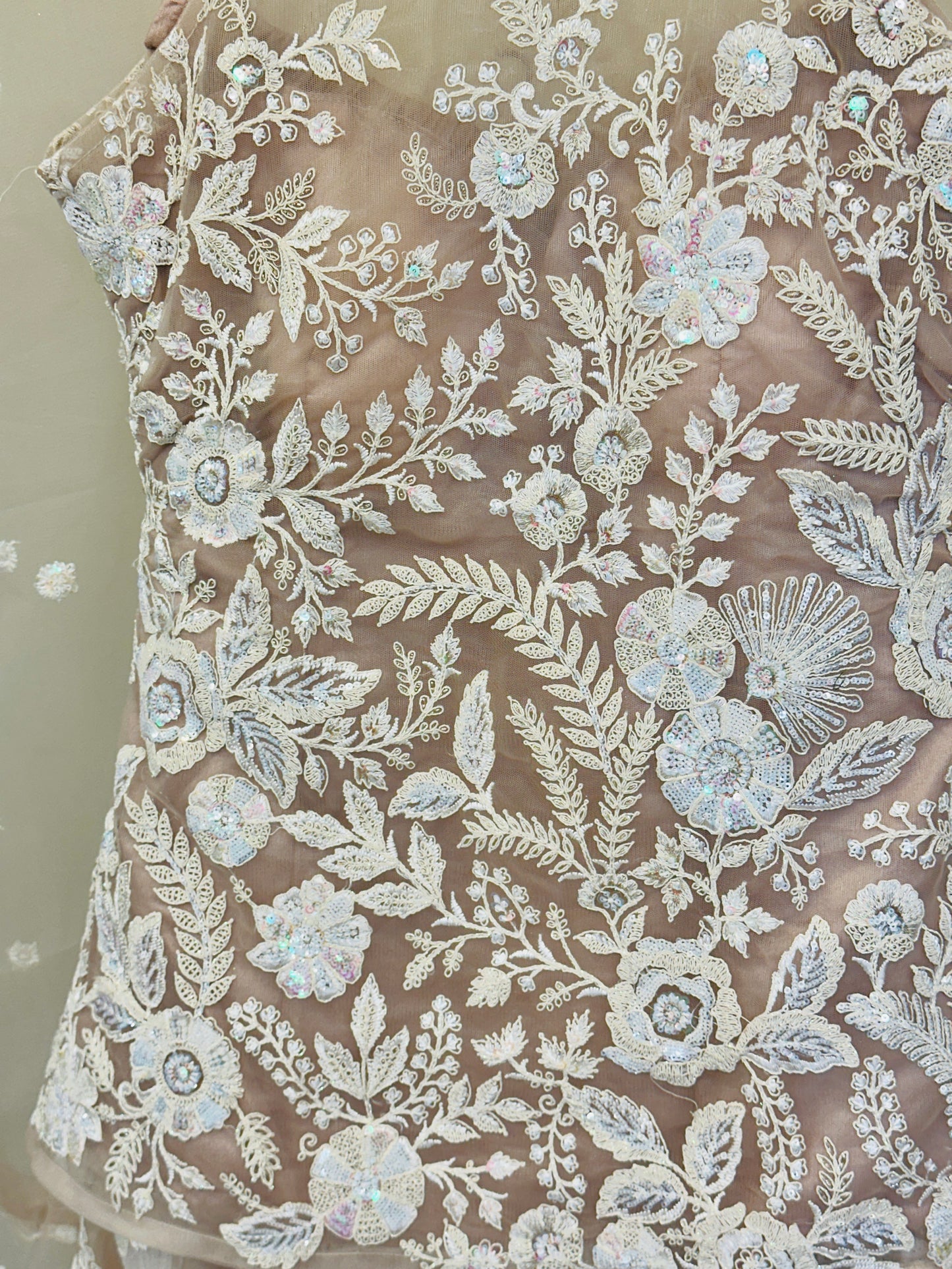 Floral Sequin Heavy Embroidered Indo-western Sharara set