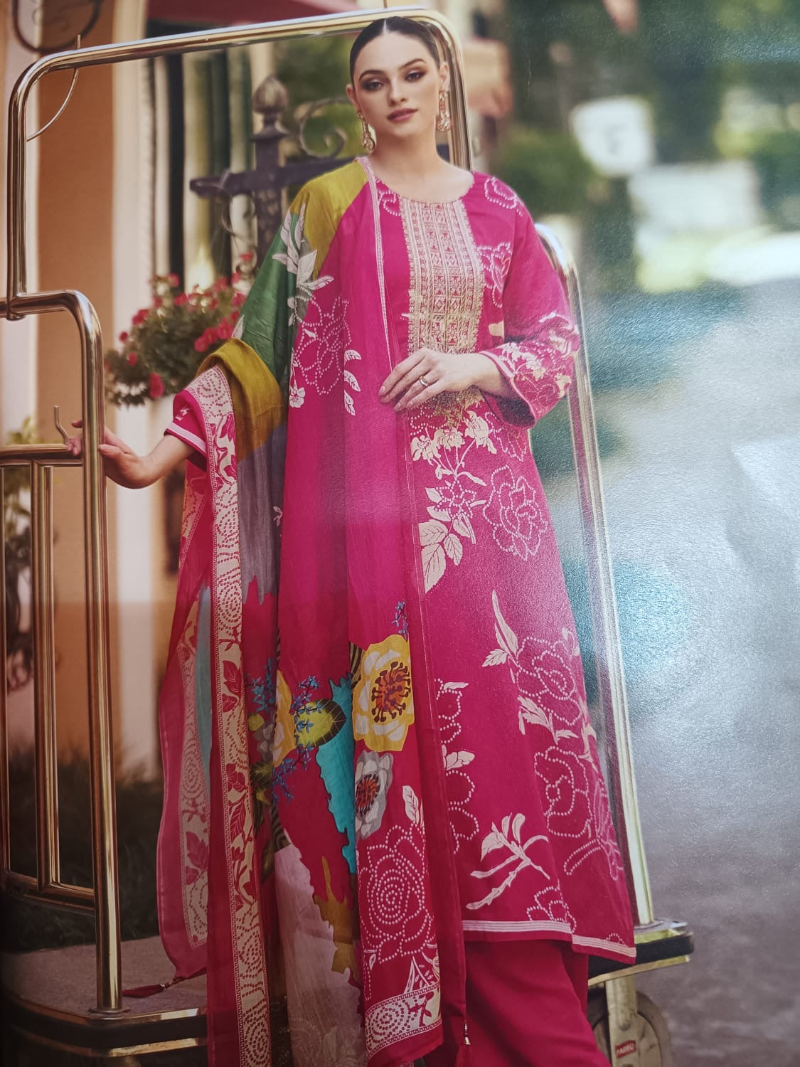 Karachi suit Dress Material