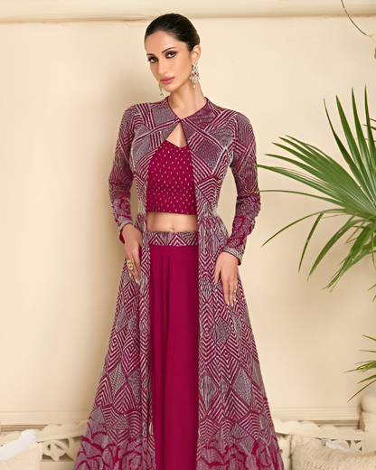 Pink Embroidered Heavy Real Georgette Readymade Lehenga