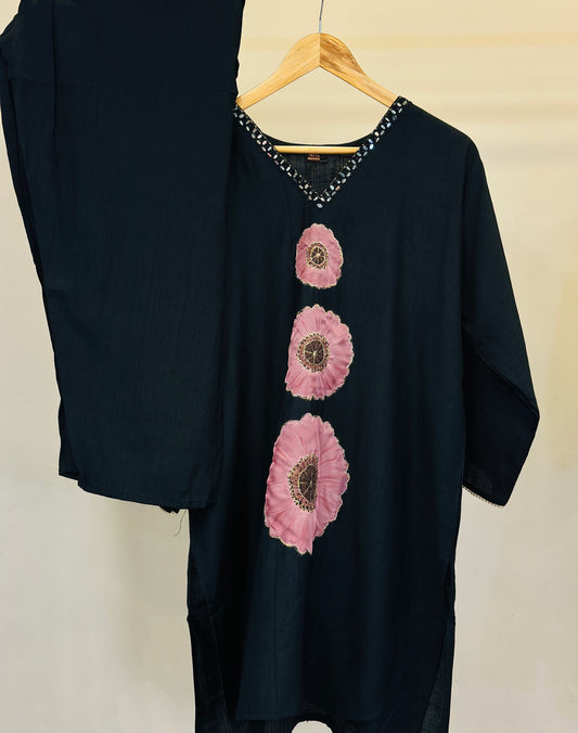Floral Cordset Plus size