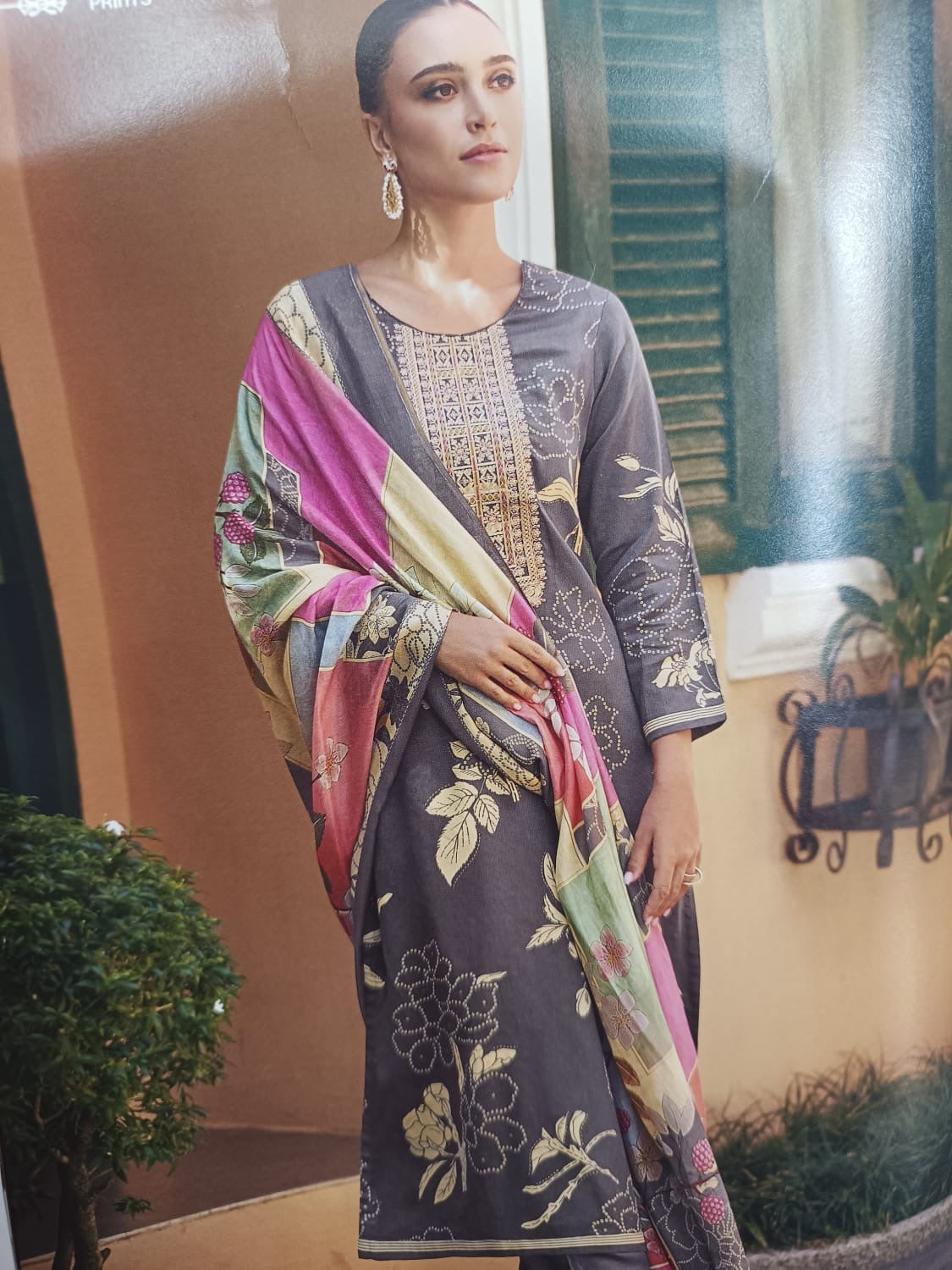 Karachi suit Dress Material
