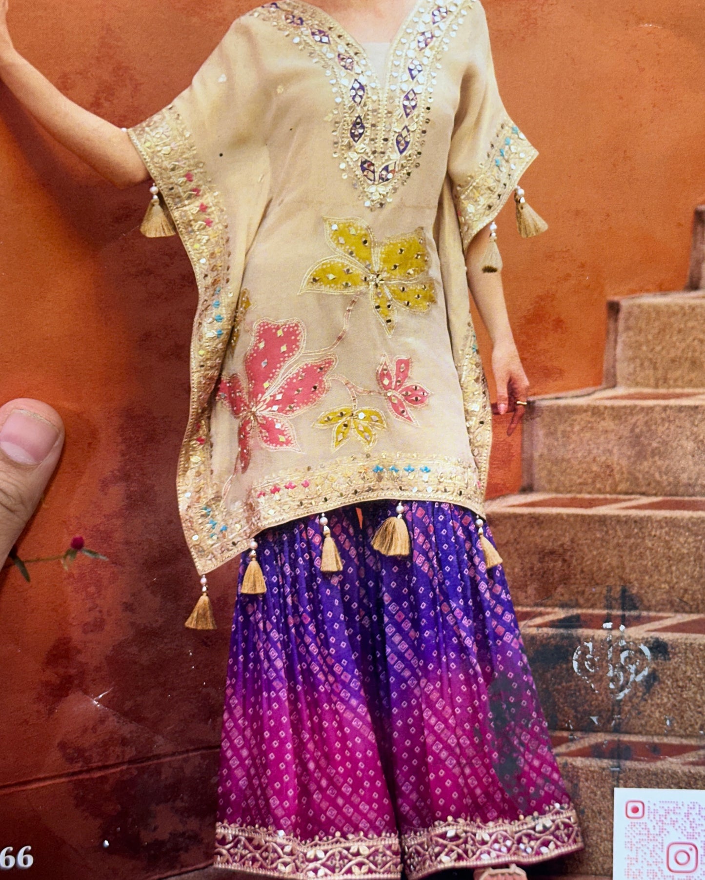 Kaftan Gharara set