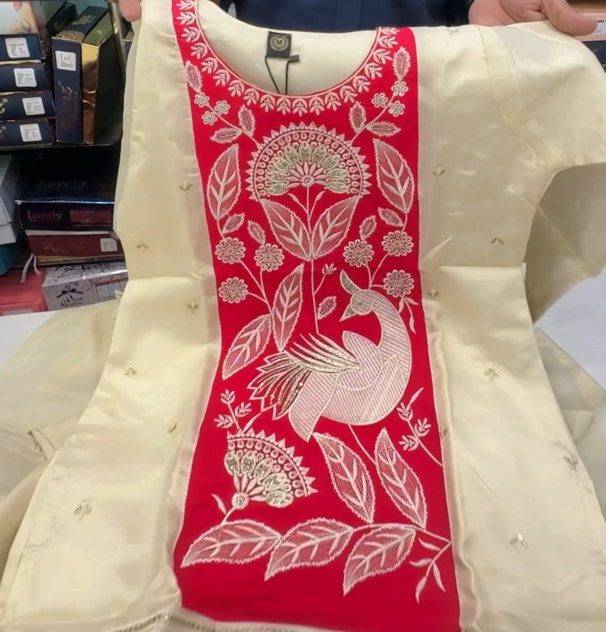 Ember Ivory Kurti Plazo Set