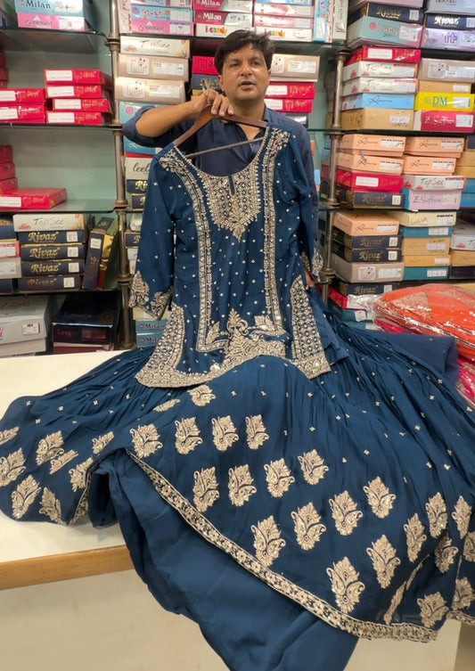 Short Kurti With Skirt