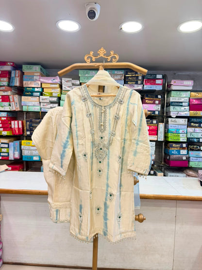 Shibori Printed Suit Set.